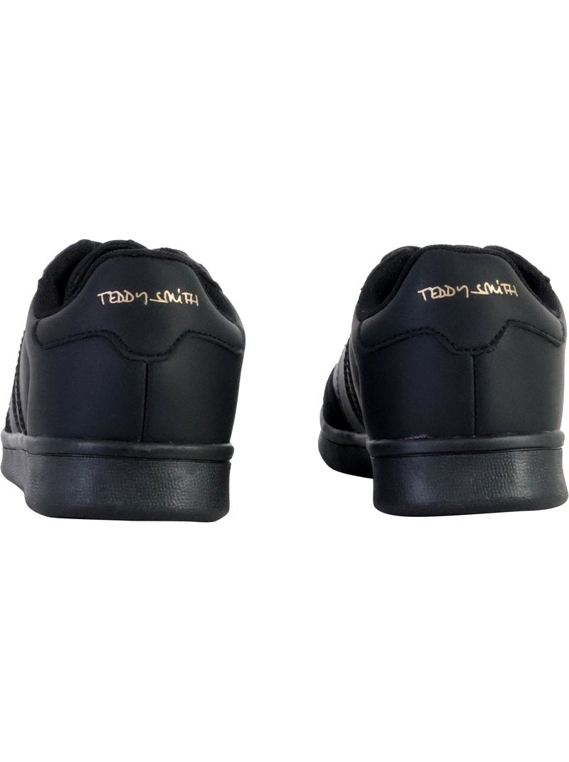 Teddy Smith Zwarte Dames Sneakers van PU Zwart - Kiabi