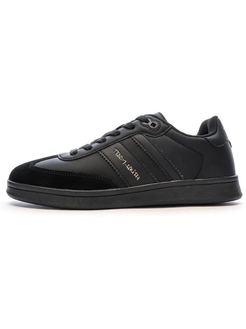 Teddy Smith Zwarte Dames Sneakers van PU Zwart - Kiabi
