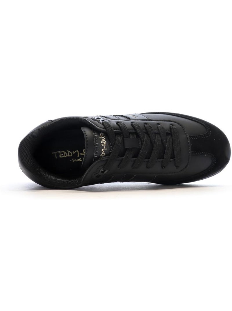 Teddy Smith Zwarte Dames Sneakers van PU Zwart - Kiabi