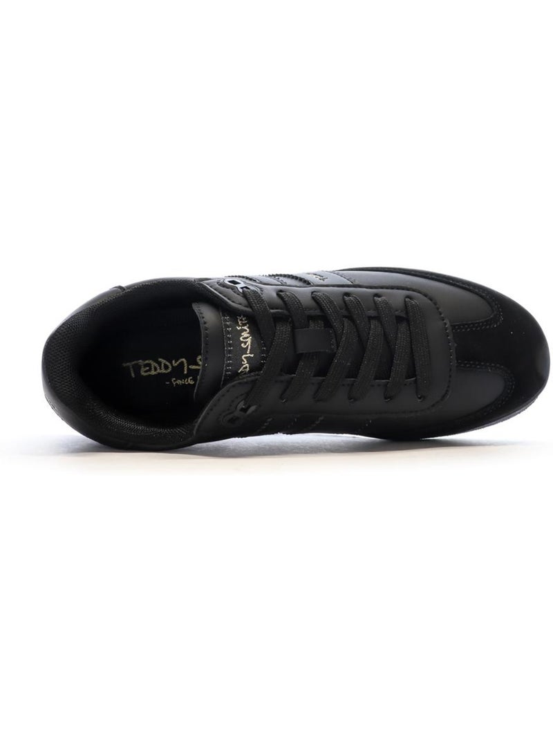 Teddy Smith Zwarte Dames Sneakers van PU Zwart - Kiabi
