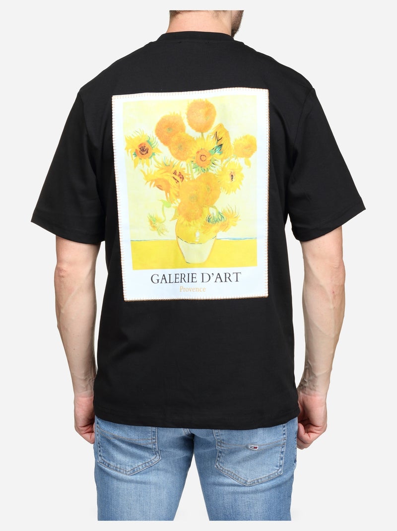 Tee Shirt à logo - Frilivin Noir - Kiabi