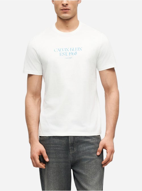 Tee Shirt à manches courtes - Calvin Klein - Kiabi Tee Shirt à manches courtes - Calvin Klein - Kiabi
