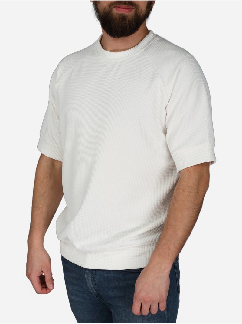 Tee Shirt à manches courtes - Frilivin Blanc - Kiabi