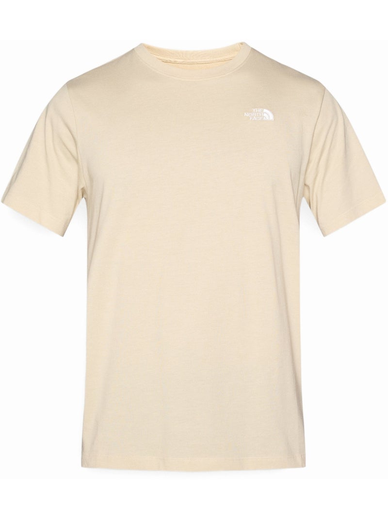Tee Shirt à manches courtes - The North Face Beige - Kiabi