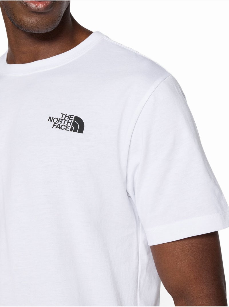 Tee Shirt à manches courtes - The North Face Blanc - Kiabi