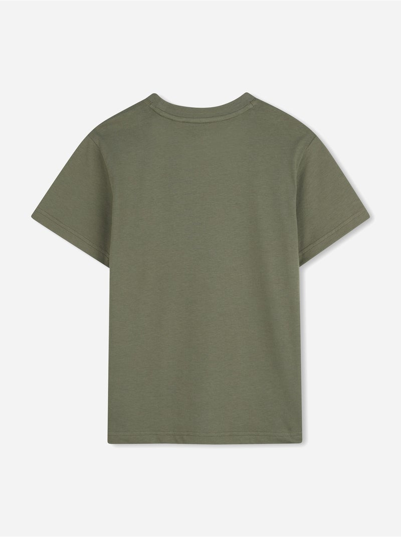 Tee Shirt à manches courtes - Timberland Kaki - Kiabi