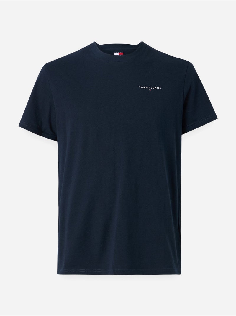 Tee Shirt à manches courtes - Tommy jeans Bleu foncé - Kiabi