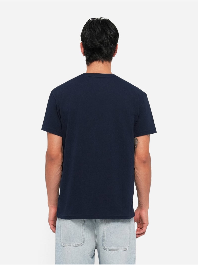 Tee Shirt à manches courtes - Tommy jeans Bleu - Kiabi