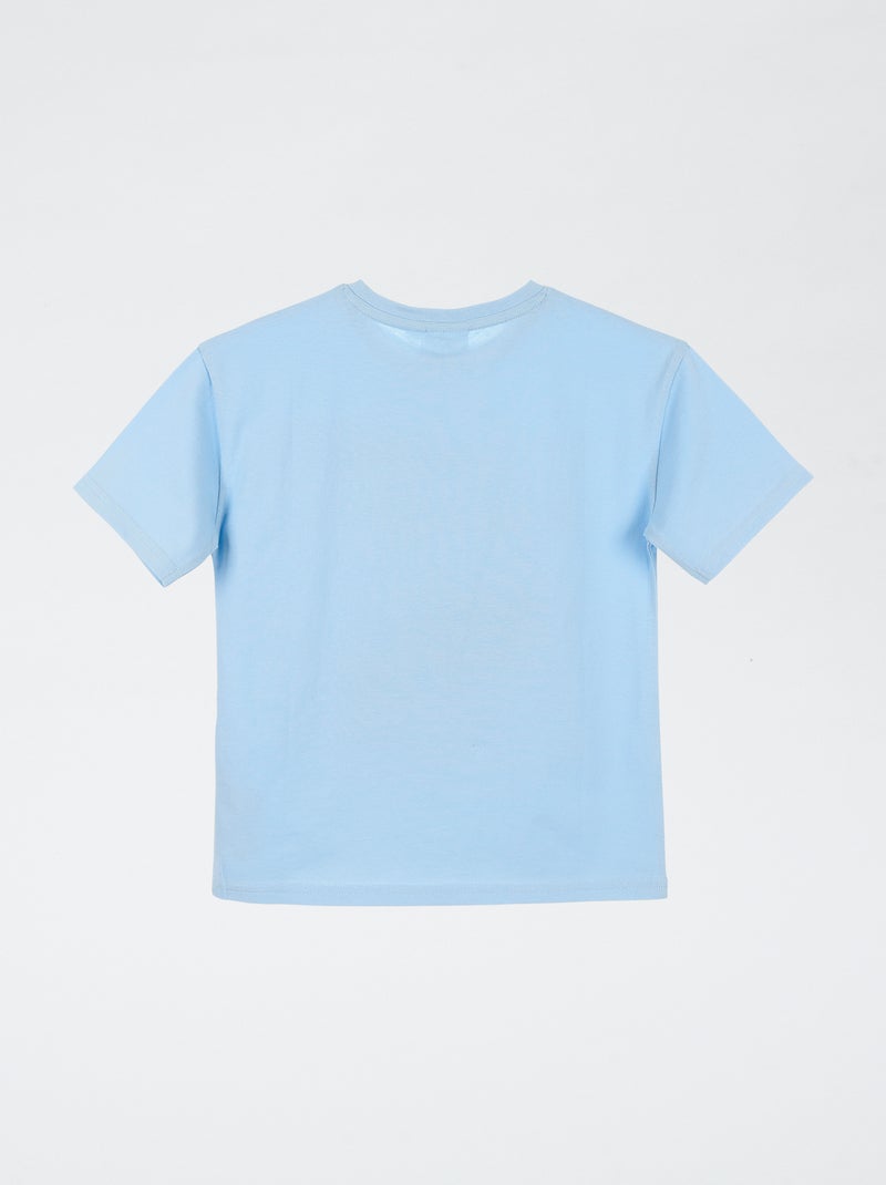 Tee-shirt à manches courtes imprimé 'Dragon ball Z' Bleu - Kiabi