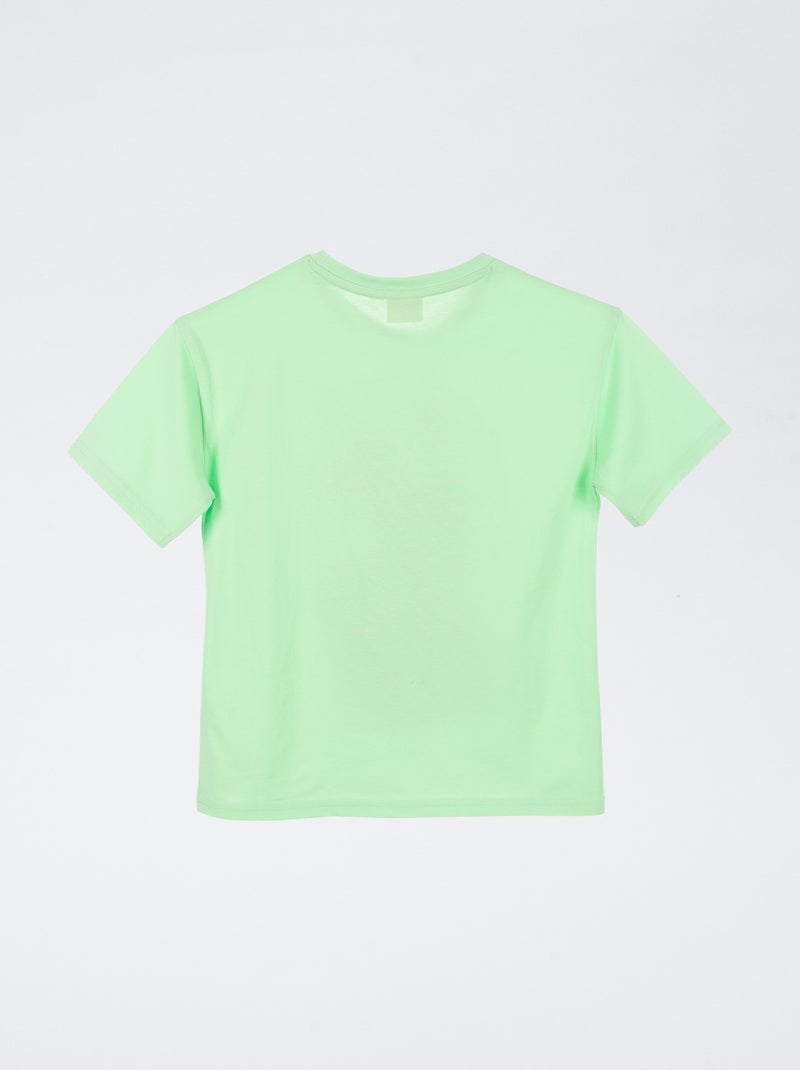 Tee-shirt à manches courtes imprimé 'Dragon ball Z' Vert - Kiabi