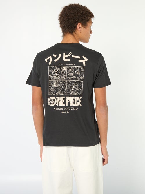 Tee-shirt à manches courtes 'One piece' - Kiabi