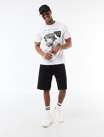Tee-shirt à manches courtes 'Tupac'