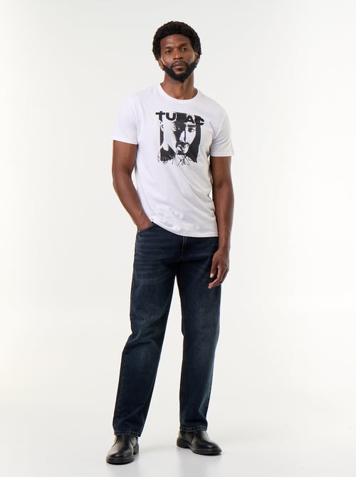 Tee-shirt à manches courtes 'Tupac' - Kiabi Tee-shirt à manches courtes 'Tupac' - Kiabi