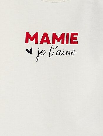 Tee-shirt à message