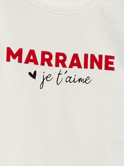 Tee-shirt à message - Kiabi