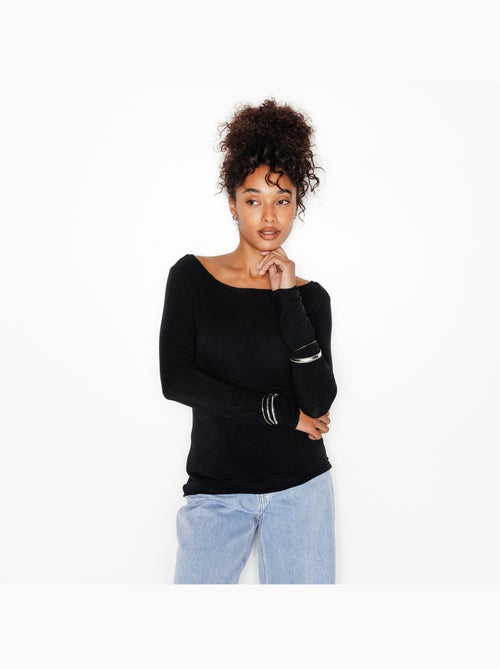 Tee-shirt avec laine hortense - rougegorge lingerie - Kiabi Tee-shirt avec laine hortense - rougegorge lingerie - Kiabi
