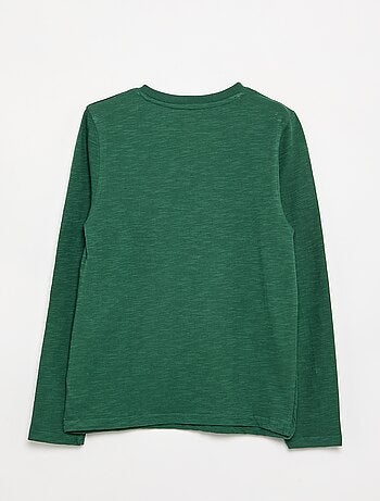 Tee-shirt basique col tunisien