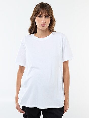 Tee-shirt basique d'allaitement manches courtes