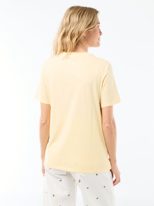Tee-shirt basique d'allaitement manches courtes - Kiabi