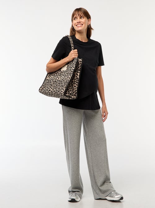 Tee-shirt basique d'allaitement - Kiabi