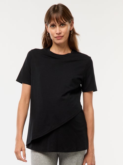 Tee-shirt basique d'allaitement - Kiabi