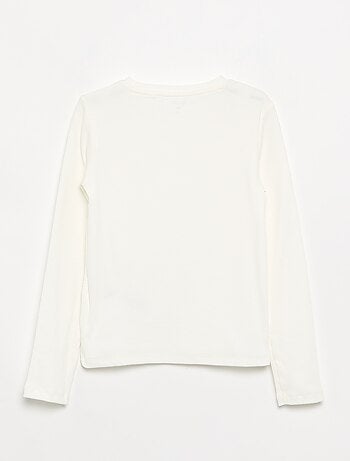 Tee-shirt basique en rib