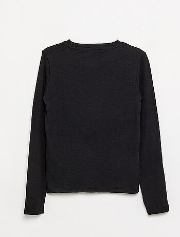 Tee-shirt basique en rib
