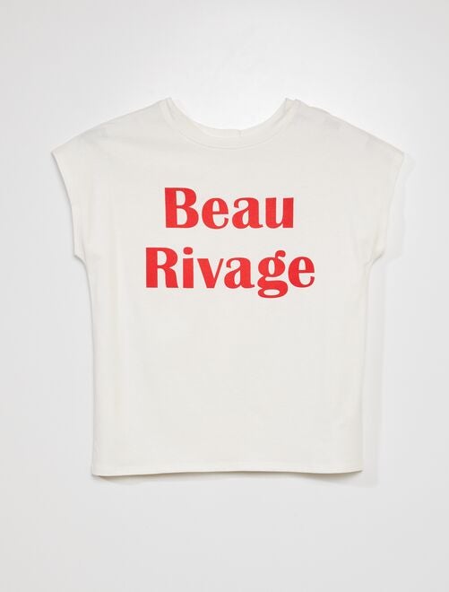 Tee-shirt 'Beau Rivage' - So Easy - Kiabi