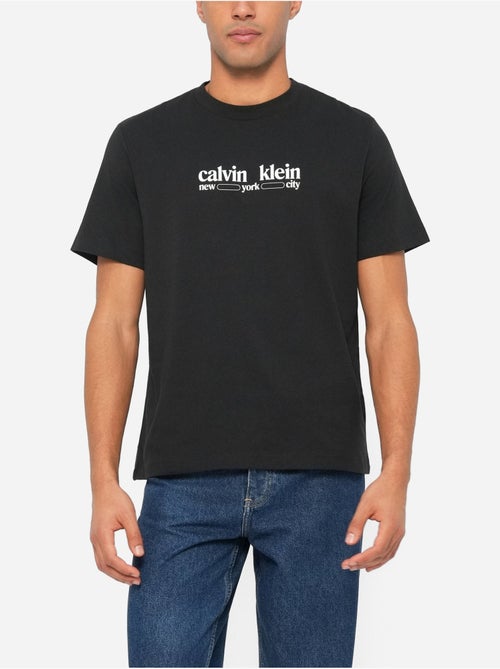 Tee Shirt Calvin Klein à manches courtes - Kiabi