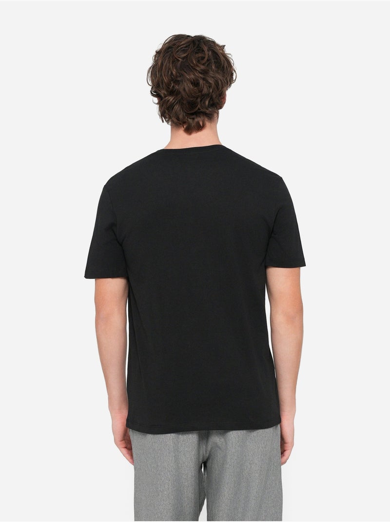 Tee Shirt Calvin Klein à manches courtes Noir - Kiabi