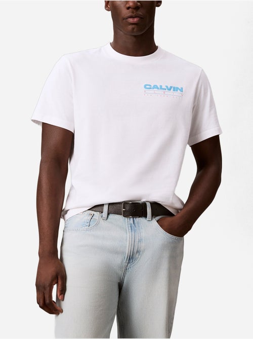 Tee Shirt col rond - Calvin Klein - Kiabi Tee Shirt col rond - Calvin Klein - Kiabi