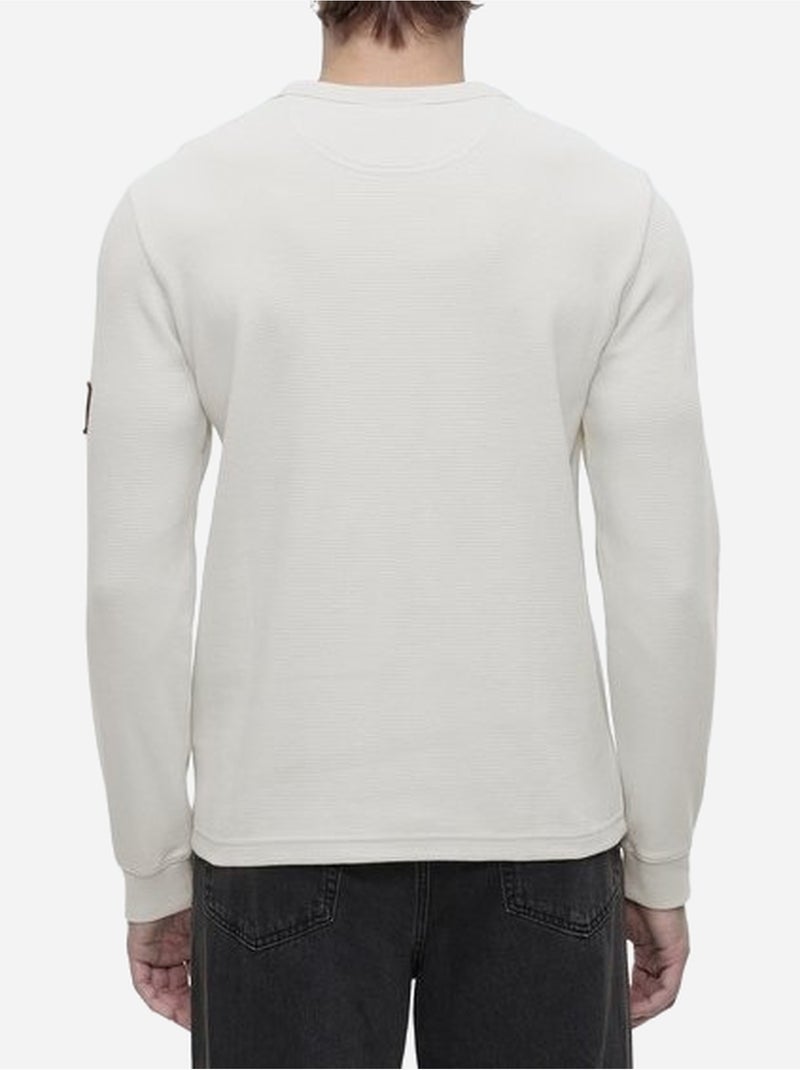 Tee shirt col rond - calvin klein Blanc - Kiabi