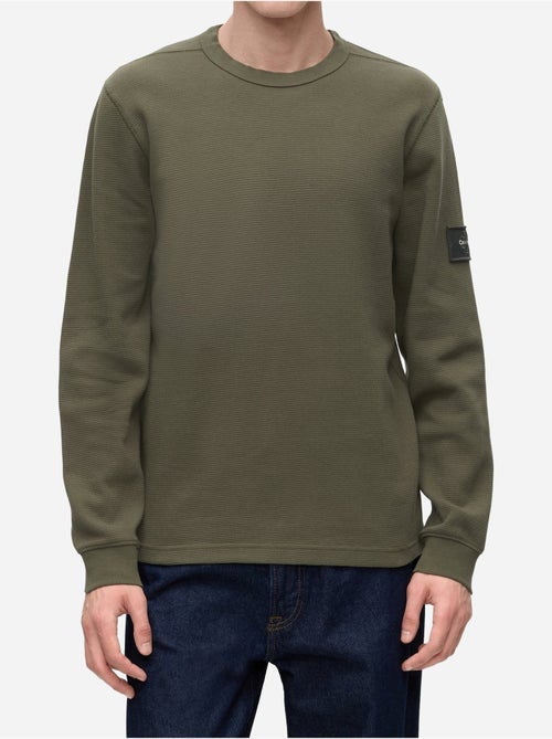Tee shirt col rond - calvin klein - Kiabi