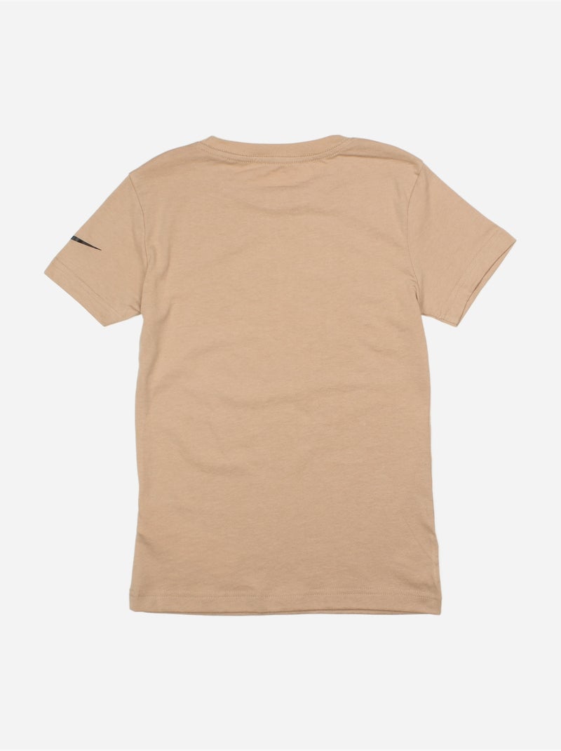 Tee Shirt col rond - Nike Beige - Kiabi