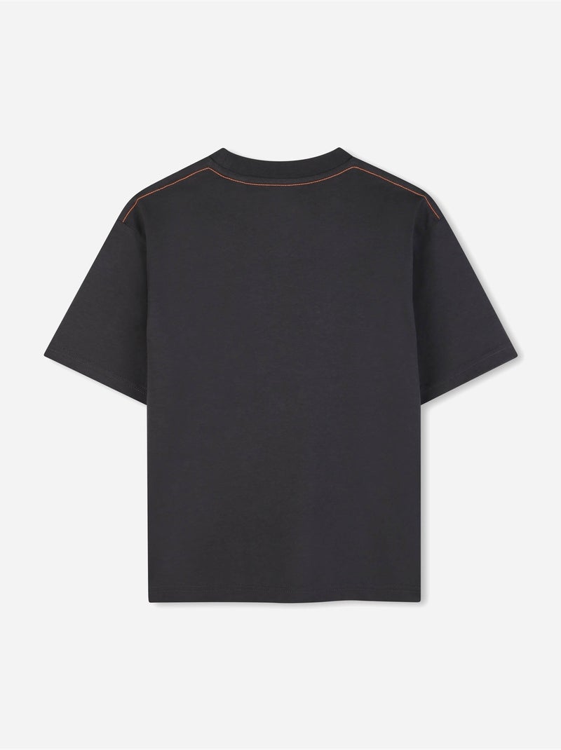 Tee Shirt col rond - Timberland Noir - Kiabi