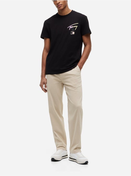 Tee Shirt col rond - Tommy jeans - Kiabi