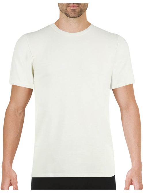 Tee shirt col rond manches courtes homme ligne chaude eminence - Kiabi