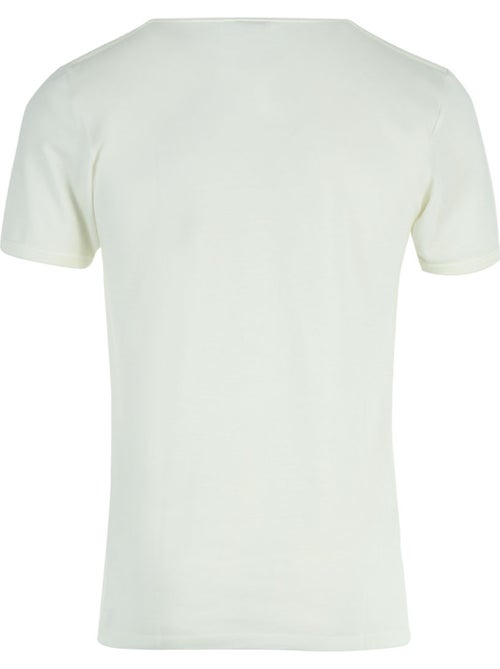 Tee shirt col rond manches courtes homme ligne chaude eminence - Kiabi