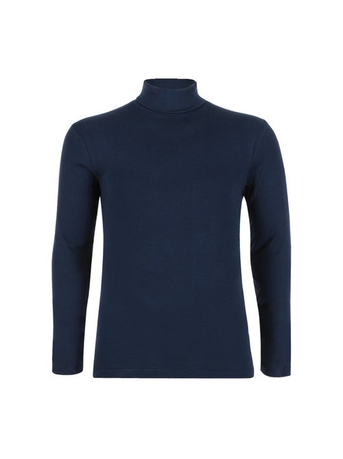 Tee-shirt col roulé manches longues homme pur coton eminence - Kiabi Tee-shirt col roulé manches longues homme pur coton eminence - Kiabi
