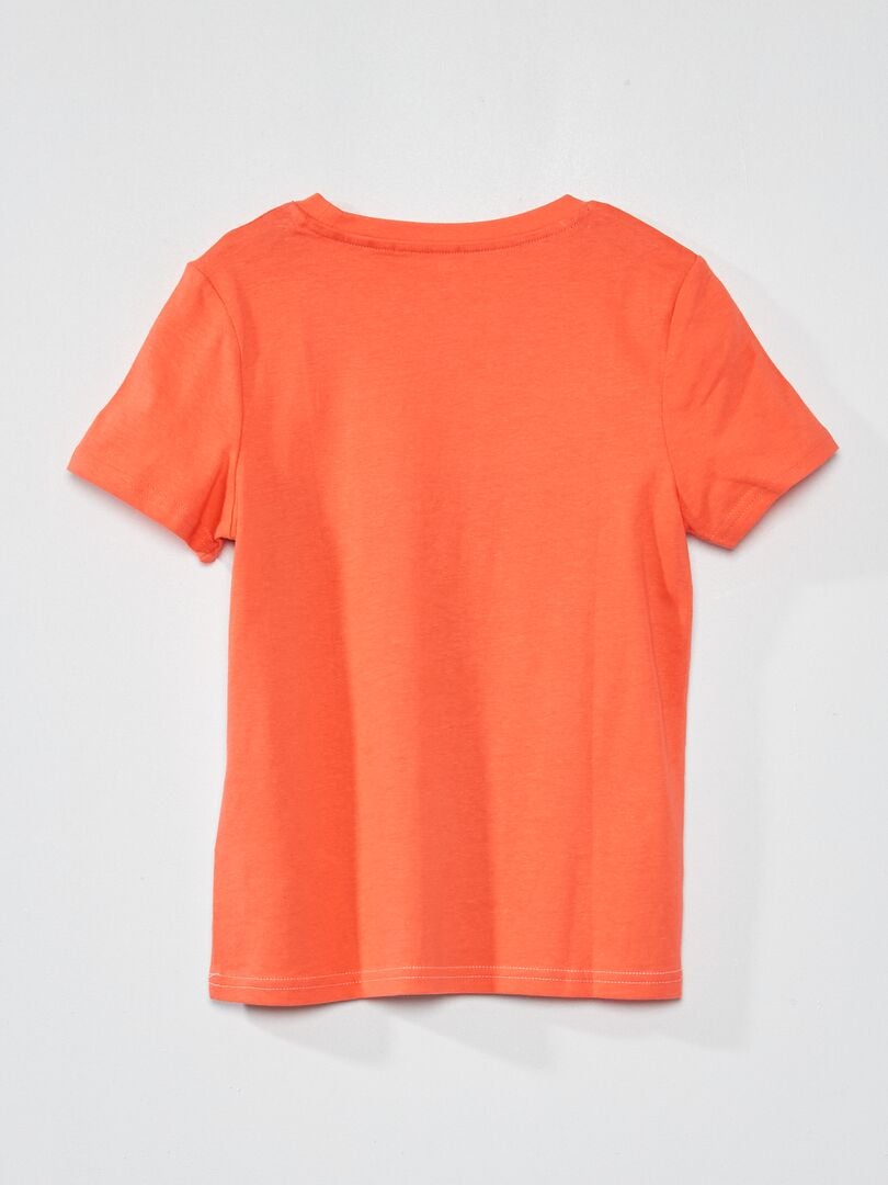 Teeshirt color block Orange Kiabi 6.00€