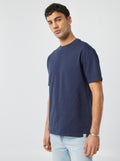 Tee-shirt confort fit Bleu marine - Kiabi