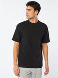 Tee-shirt confort fit Noir - Kiabi
