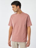 Tee-shirt confort fit Vieux rose - Kiabi
