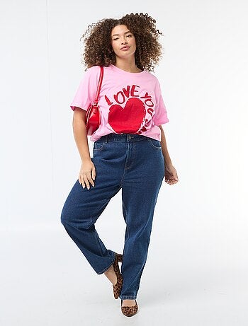 Tee-shirt coupe oversize à manches courtes