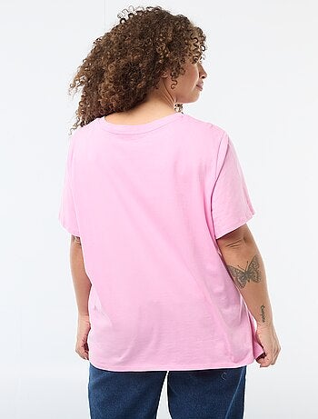 Tee-shirt coupe oversize à manches courtes