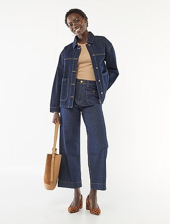 Tee-shirt crop top basique