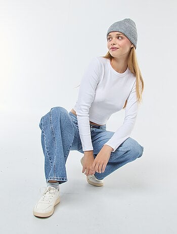 Tee-shirt cropped basique