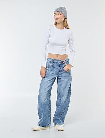 Tee-shirt cropped basique