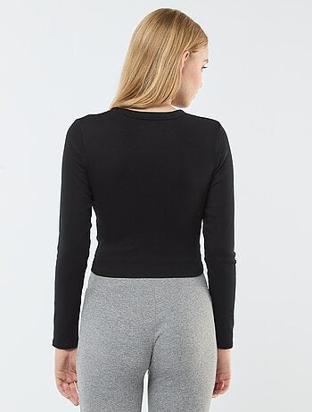 Tee-shirt cropped basique