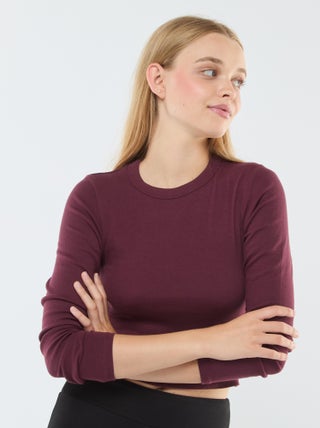 Tee-shirt cropped basique